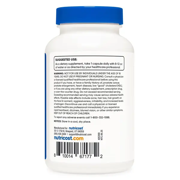 Nutricost DHEA 100mg Capsules